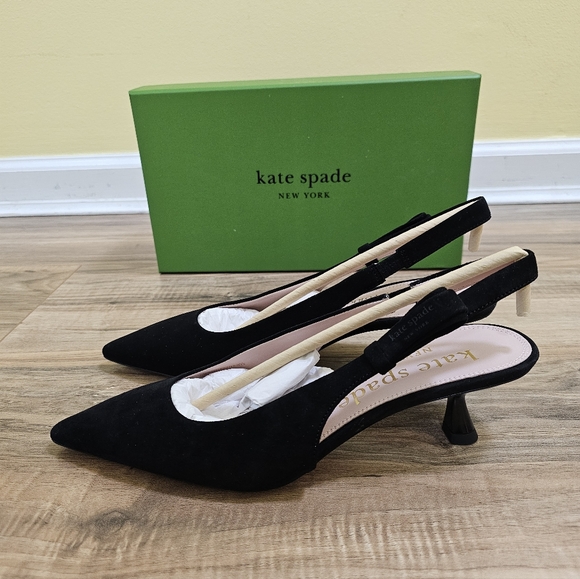 Kate Spade Riley Slingback Kitten Heel Pumps - Picture 5 of 14